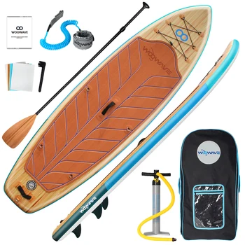 High-End Woowave ISUP Premium 10'2'' Bodyboard with Surf Leash