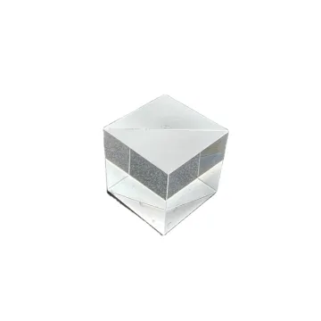 Customize Coated Optical Beam Splitter PBS Polarized Prismatic Cube K9 ZF Glass Cube Beamsplitter