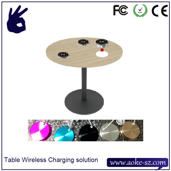 Qi Wireless Charger for Table Desk Furniture USB Charger