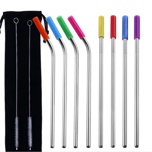 100% Food Grade Silicone Tip Straw Case Składany