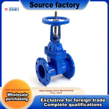 DN100 Flange Rising Stem Soft Sealed Gate Valve
