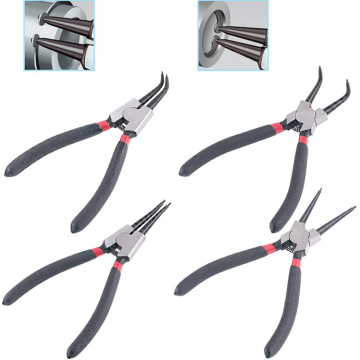 YUHANG 4 Piece 7-Inch Circlip Pliers Set