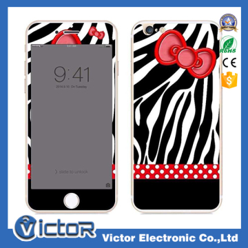 Front and Back 2 pcs Design Tempered Glass Screen Protector for iPhone 6