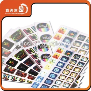 Factory direct holographic printing security hologram sticker