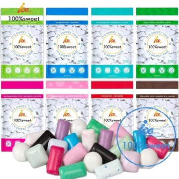Bubble Gum Factory Wholesale Double Mint Spearmint Juicy Fruit Chewing Gum With Xylitol
