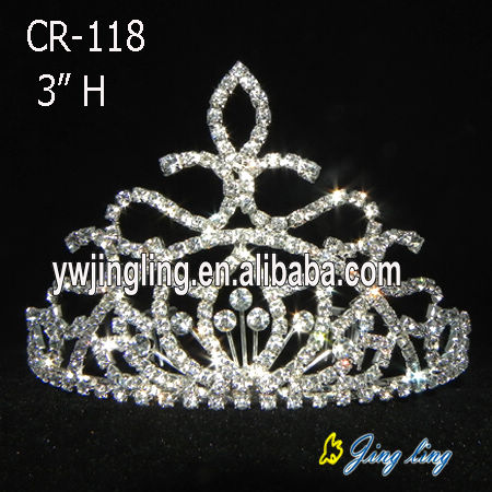 3 Inch wholesale pageant tiaras