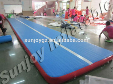 15 meter inflatable air track / inflatable gym mat Gymnastics Climbing Air Mats
