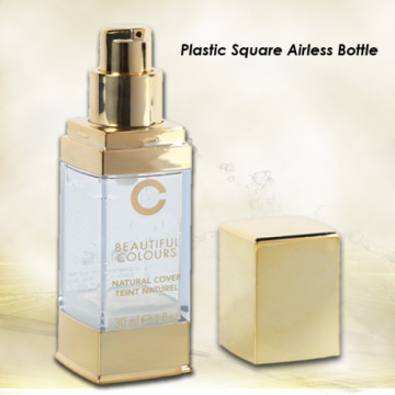 10ml 15ml 30ml quadratisch Airless farbige Kunststoff-Behälter