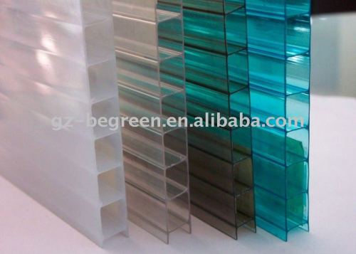 Hot sale China made double wall polycarbonate sheet