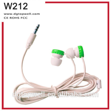 3.5mm audio jack custom earbuds with logo