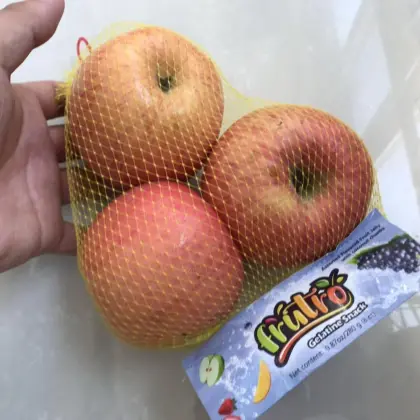 Good Quality Small Plastic Apple Mesh Bag