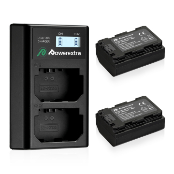 Powerextraホットセールス：2500MAH 7.4V NP-FZ100充電式リチウムイオンバッテリー