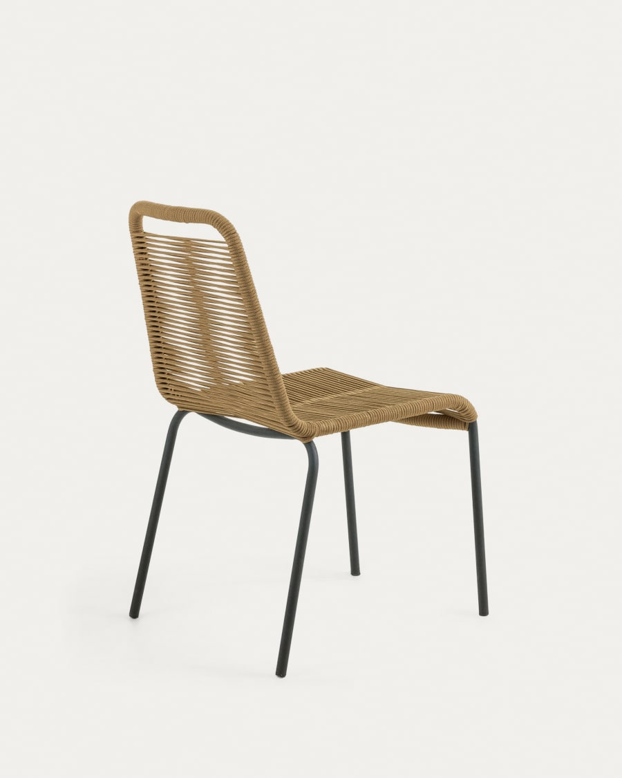 Aluminum Frame Rattan Chair