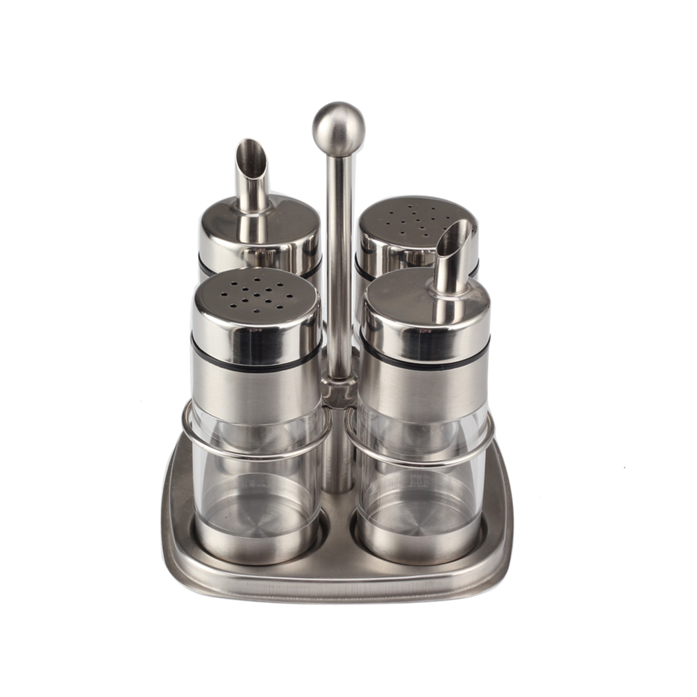 Bbq Professional Acrylic Oil Kettle And Salt Shaker Set