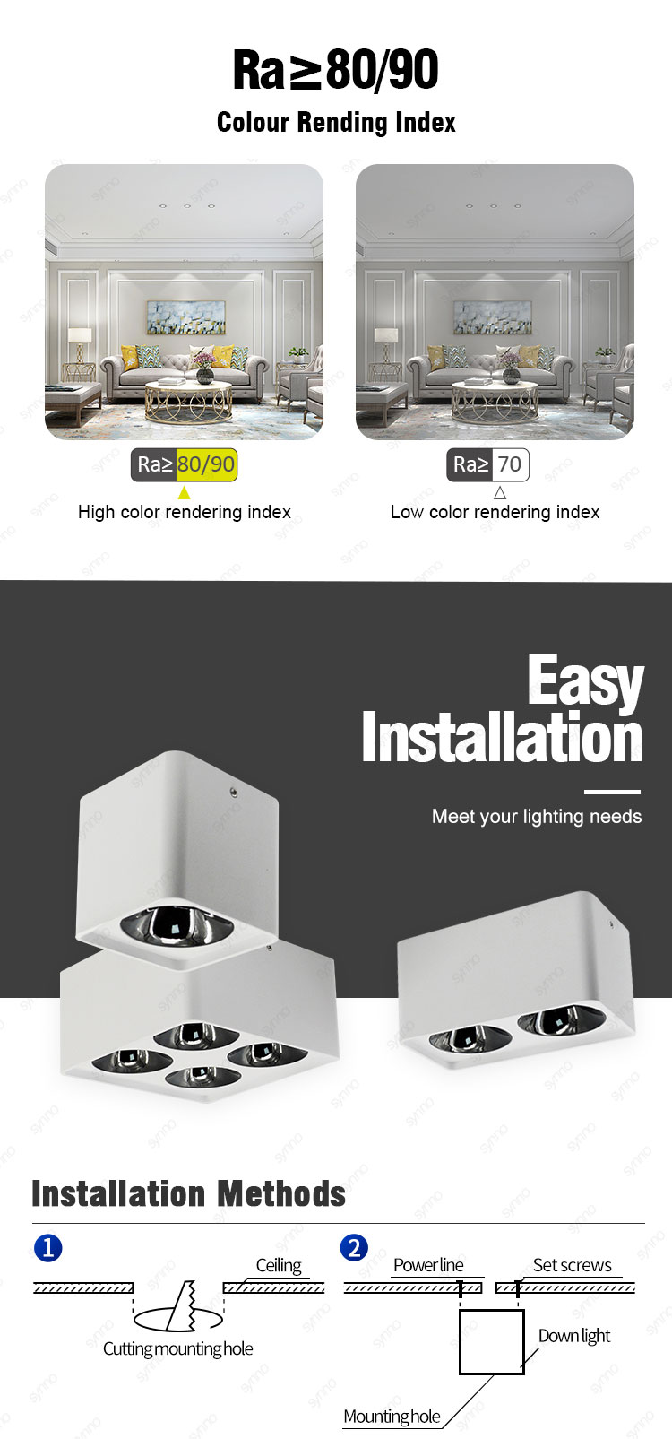 Square Led Down Light