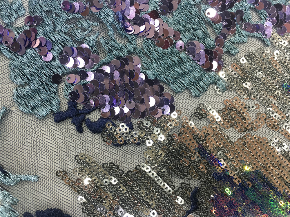 Spangle Embroidery Fabric