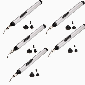 2Pcs Vacuum Sucking Sucker Pen for Laptop SMD SMT IC Chip Picker Up Hand Repair Electronics Stocks Tools with 3 Suction Headers