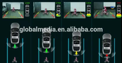 4.3inch parking sensor rearview mirror with great night vision