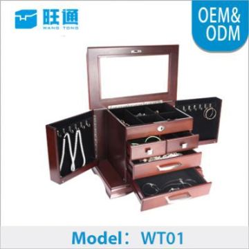 TOP QUALITY Factory outlet MOQ 200 flower shape ring box