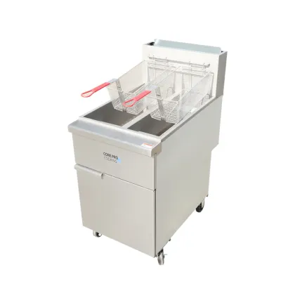 Commercial Gas Floor Deep Fryer - Liquid Propane Commercial Fryer Machine