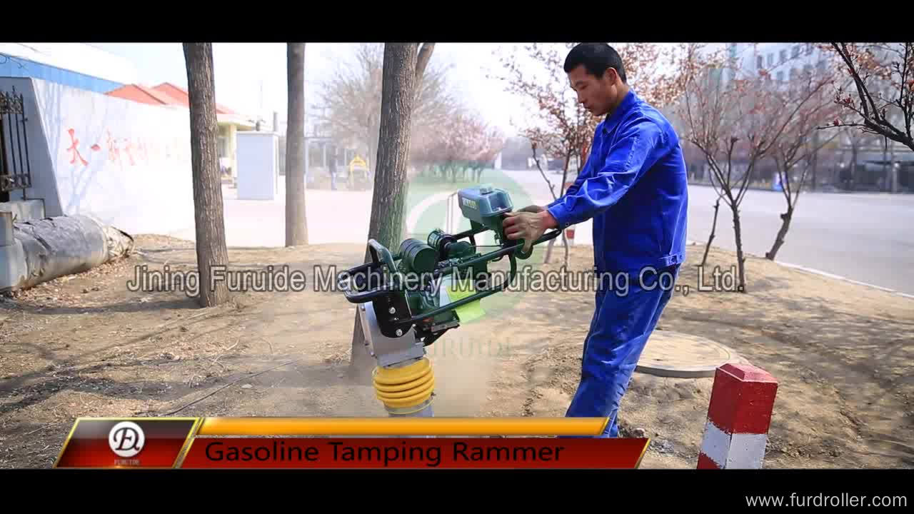Honda engine vibrating tamper rammer for soil compaction (FYCH-80)
