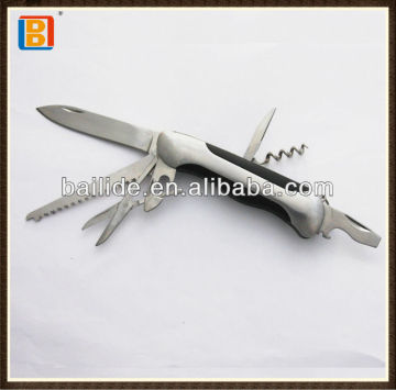 2017 Hot 7 In 1 Stainless Steel Multi Function Gift Knife 7 In 1 Stainless Steel Multi Pocket Gift Knife With Abs Handle