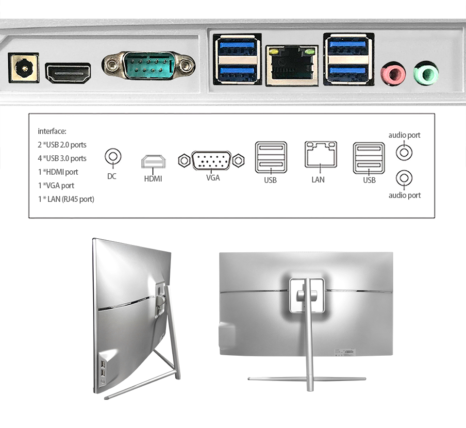 Ultra-thin Narrow Bezel All-in-One