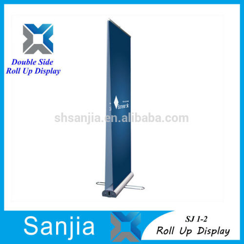 Double sided rollup cassette stand,double side Rollup banner stand, roll up banner stand for advertising                        
                                                Quality Choice