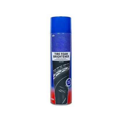 High Performance Car Tire Foam Brightener - Shiny Black Gloss, Decontamination, and Protection (650ml)