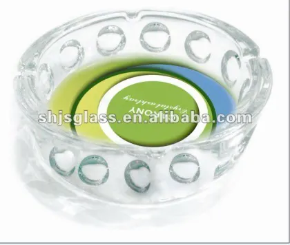 beautiful ashtray with imagine decale
