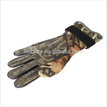 linkboy LBE035A silicone grill gloves outdoor waterproof breathable camouflage for hunting