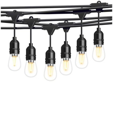 Factory Sale: Waterproof Solar Outdoor Patio LED String Lights for Garden and Balcony Ambience Decoration