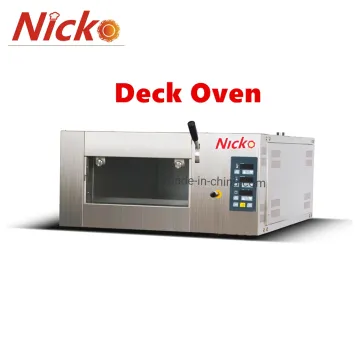 Commercial Large Glass Bakery Equipment 1 Deck 2 Trays Pizza Oven