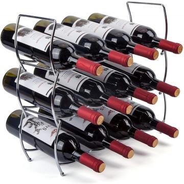 3 Tier Stackable Cabinet Wine Organizer Storage Rack