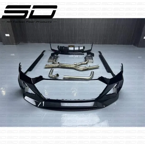 Dry Carbon Fiber Body Kit M Style Full Set for AD RS6