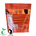 Renewable doypack plastic zipper bag for protein powder