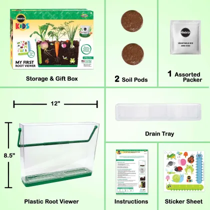 Wholesale Miracle-Gro My First Root Viewer Garden Stem Kit for Kids: Decorate, Plant, and Learn