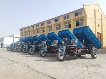 electric motor mini tricycle dumper