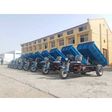 self-loading electric tricycle hydraulic dumper