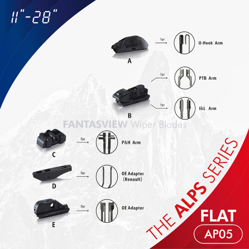 The Alps Series Multi-Function Soft Wiper Blades