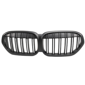 X1 Series F49 Matte Black Double Line Kidney Front Grille for BMW