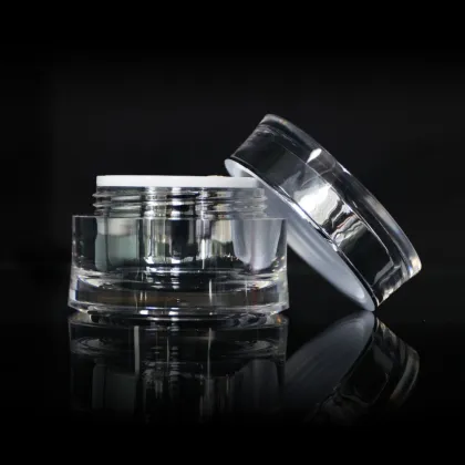 plastic cosmetic packaging cream jar