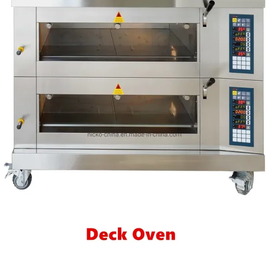 Hot Sale Double Deck Double Tray Gas Bread Oven