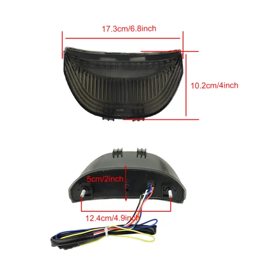 Aukma LED Tail Brake Light Turn Signals for Honda CBR600RR 2003-2006 / CBR1000RR 2004-2007