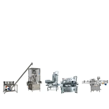 High-Speed Fully Automatic Packaging Line: 1-100g Powder Filling, Capping, and Sealing Machine
