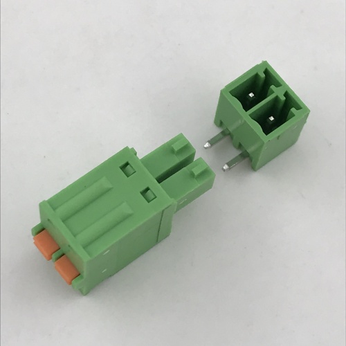 3,81 mm de picada de 2pin Spring plug-in plug-in Block