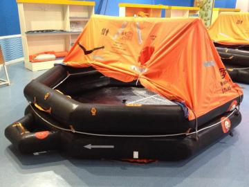 CCS, EC Approved SOLAS 10 Persons Throw-over Board Inflatable Life Raft