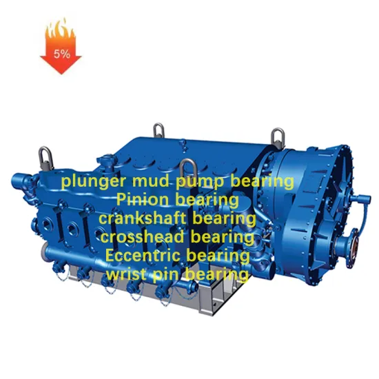 Oil Rig Plunger Mud Pump Components: Crankshaft, Crosshead, and Bearings