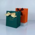 Custom Stamped Gift Paper Bag with Bow