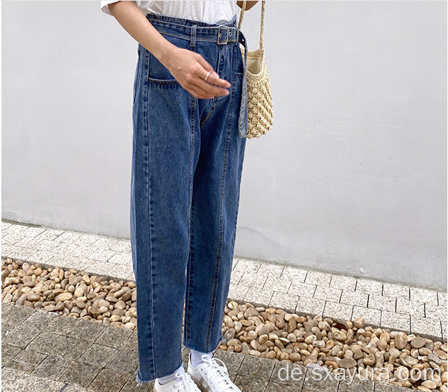 Blue Jeans mit mittlerer Naht für Frauen